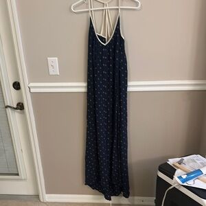 Lovestitch Blue Dress with Diamond Pattern